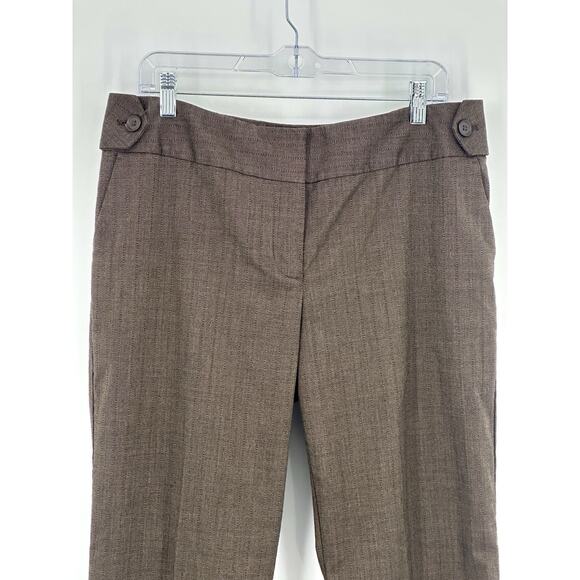 Axcess by Liz Claiborne Women’s Size 14 Brown Stretch Flare Dress Pants Bootcut - Picture 3 of 11